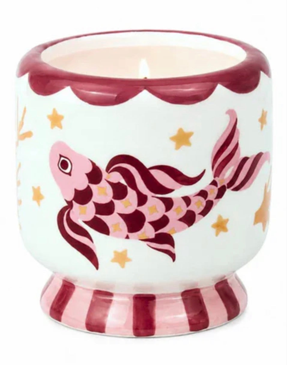 BOUGIE EN CERAMIQUE POISSON