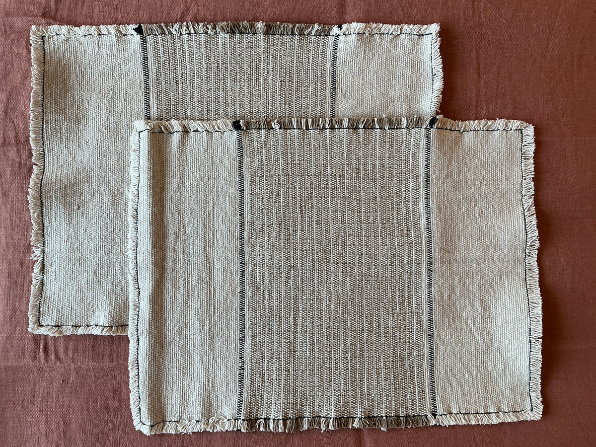 ENSEMBLE DE 2 SETS DE TABLE POLANCO EN COTON