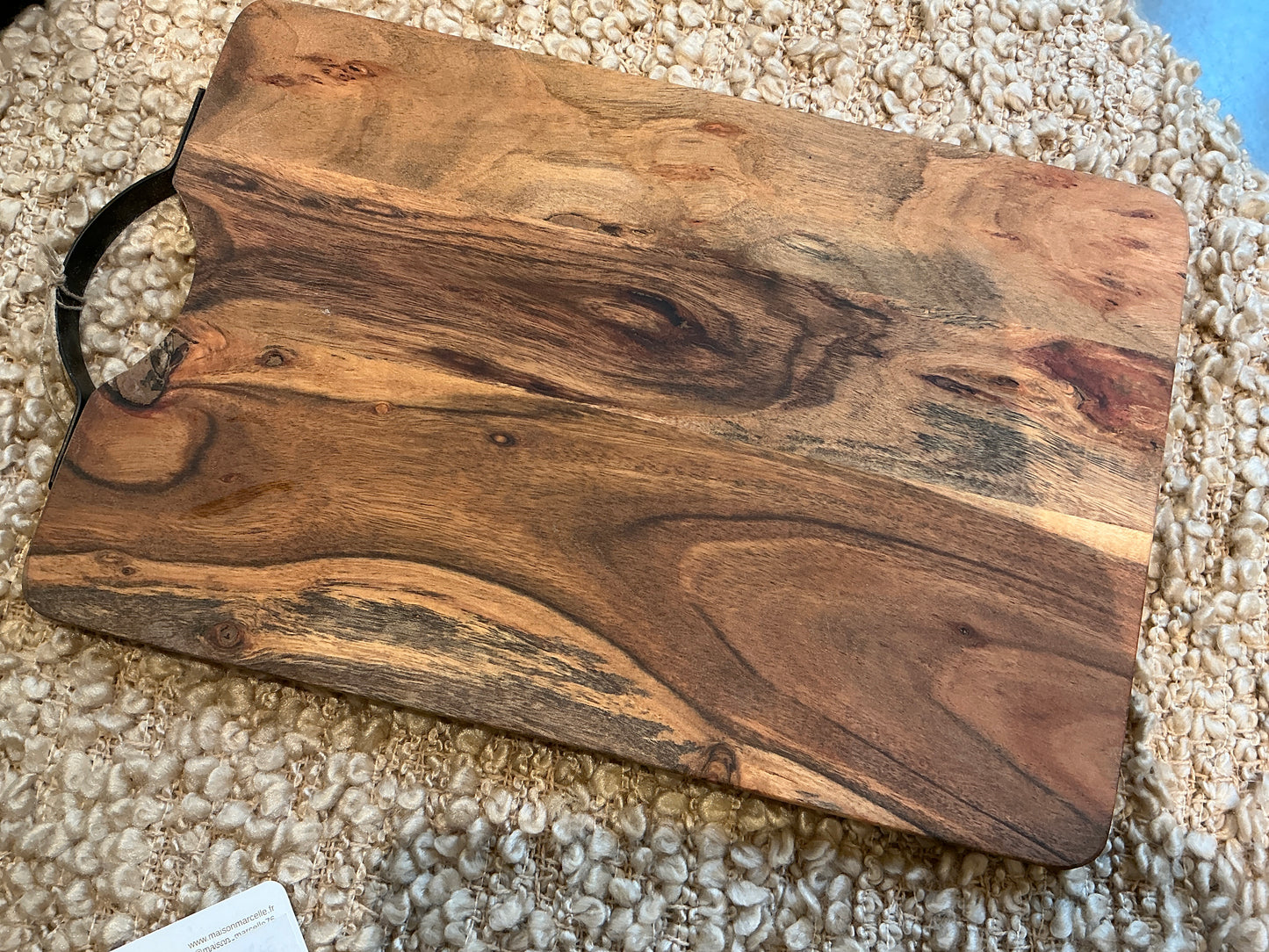 Planche à découper en bois 40x25
