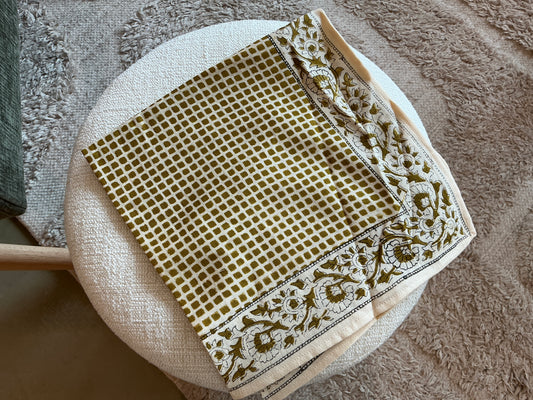 Petit Foulard Apaches Manika mosaic tobacco