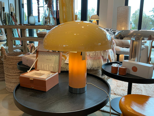 Lampe champignon hk living champagne