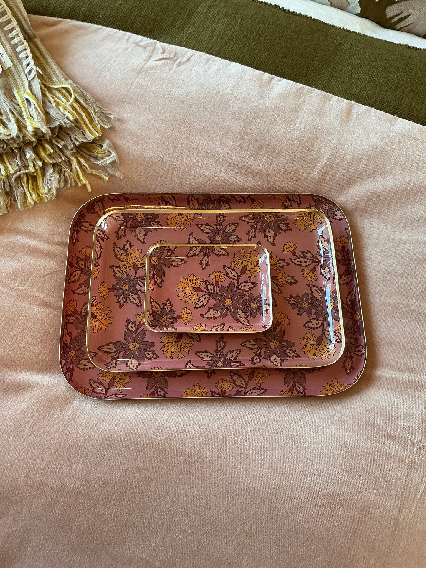 Plateau grand métal Arya Malaga