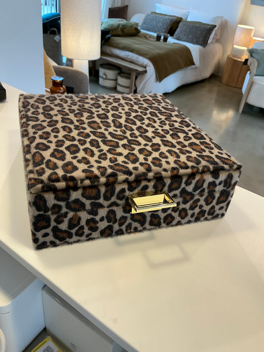 BOITE A BIJOUX ANNE LÉOPARD