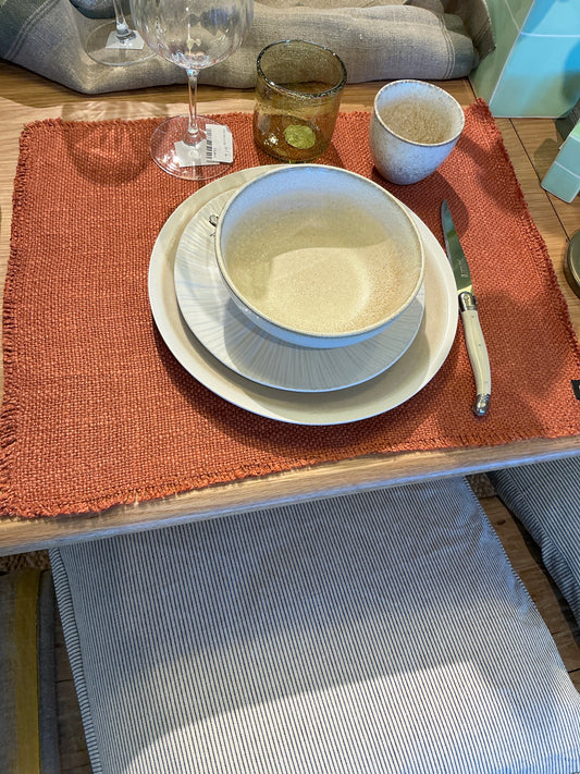 SET DE TABLE CALIFORNIA BRICK X 6