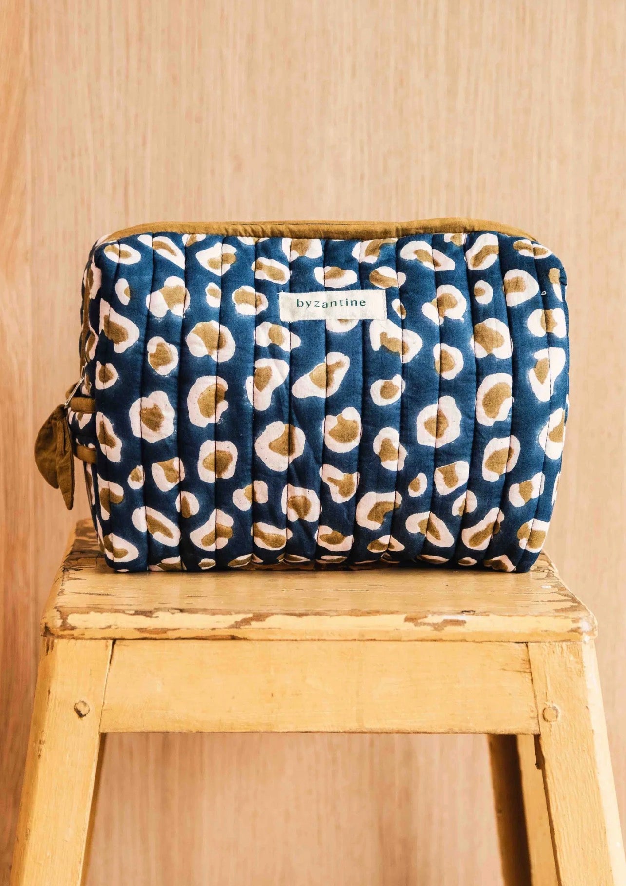 Trousse de toilette léopard marine Byzantine GM