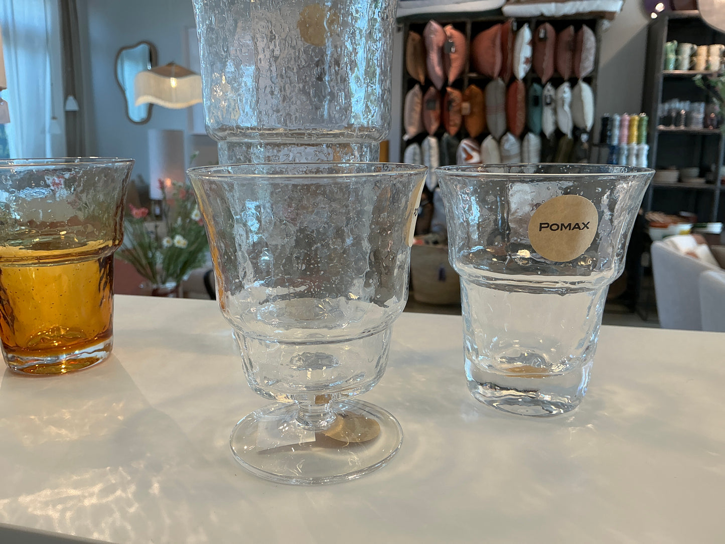 Verre a vin inkra transparent