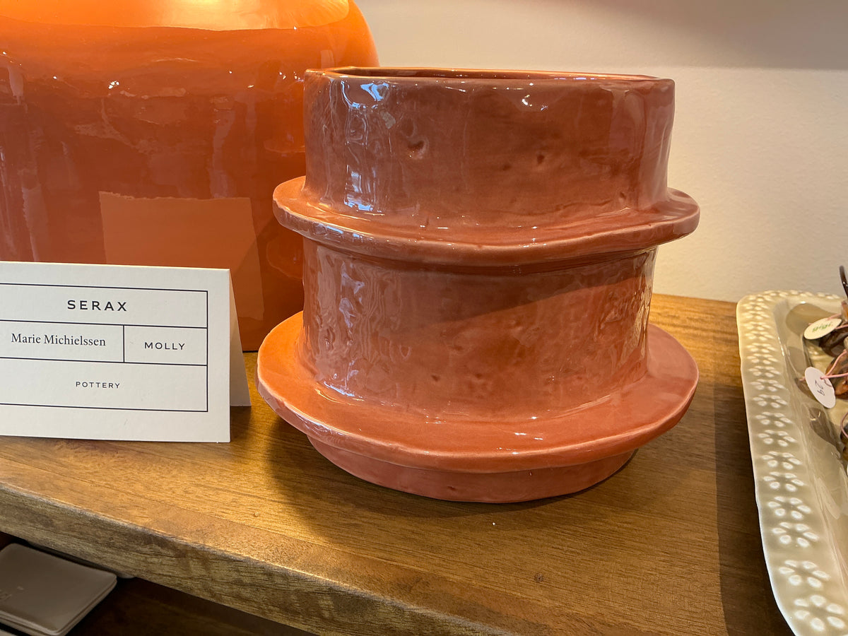 Vase Molly orange - terracotta