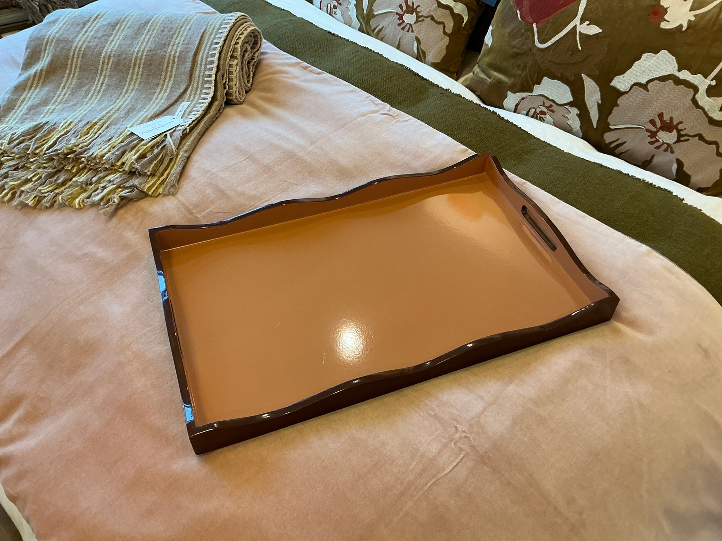 Plateaux rectangulaires bicolores