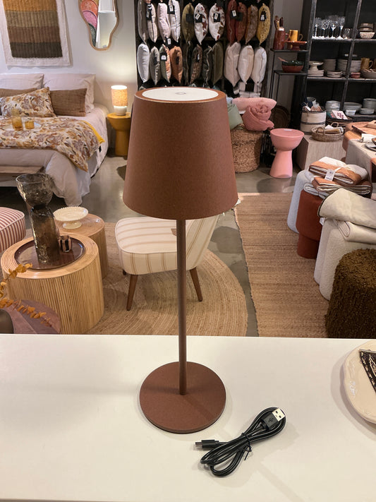Lampe rechargeable viletto marron