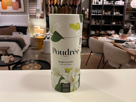 Bougie en perle Éclat de jasmin Poudrée