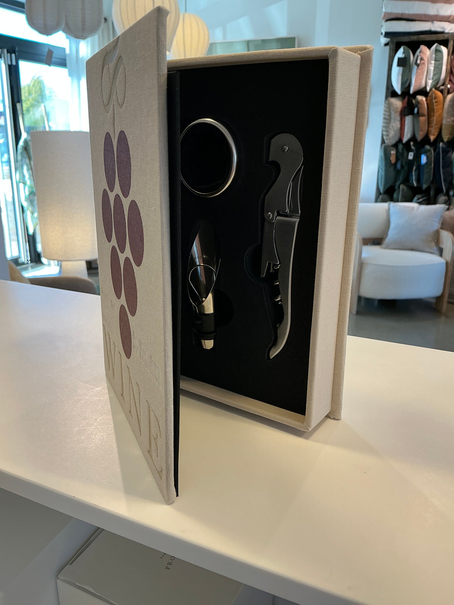 Livre coffret amateur de vin blanc