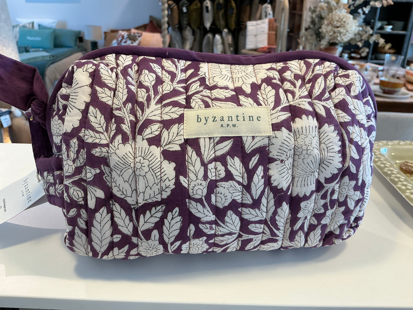 Trousse de toilette Antioche prune Byzantine PM