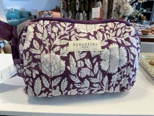 Trousse de toilette Antioche prune Byzantine PM