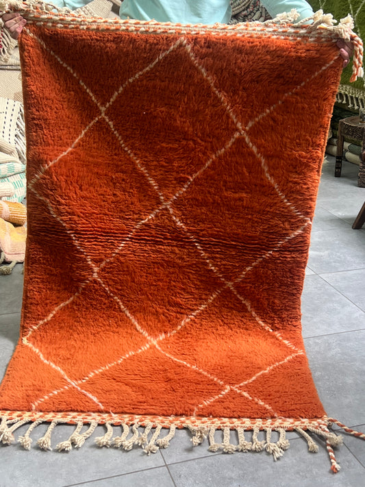 Tapis berbère beni ouarain 110x150 cm
