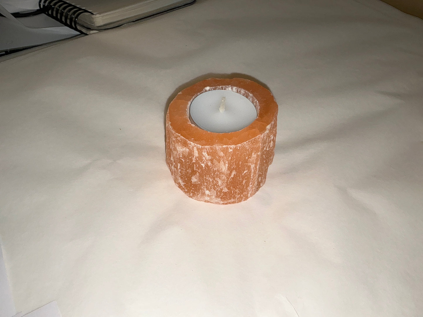 Photophore Selenite rose XS