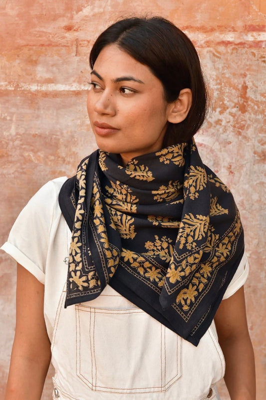 Grand foulard Galatie flame Byzantine