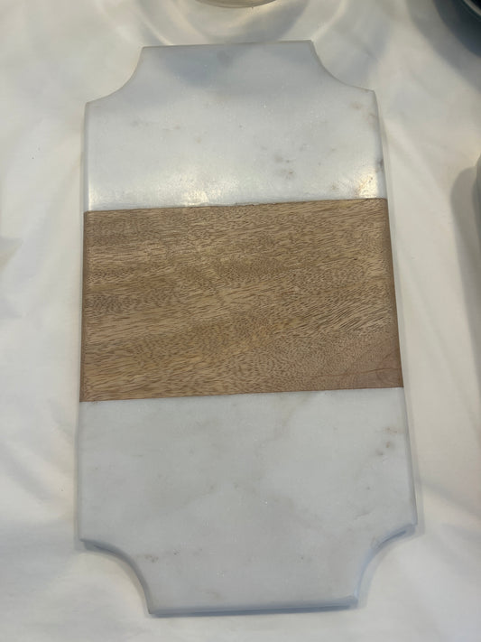 Planche à fromage marbre et bois