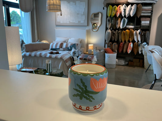 BOUGIE EN CERAMIQUE CACTUS FLOWER
