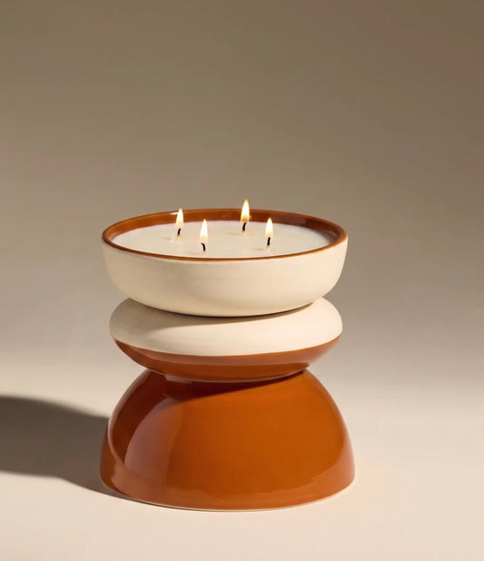 Bougie Tamtam Twist Sarah Lavoine terracotta