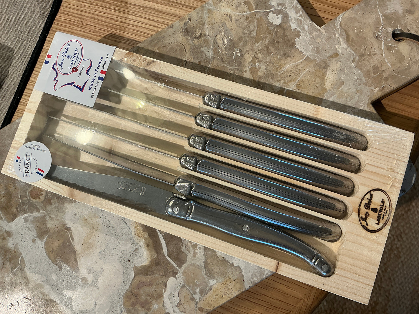 Couteaux à steak Laguiole inox