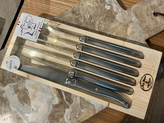Couteaux à steak Laguiole inox