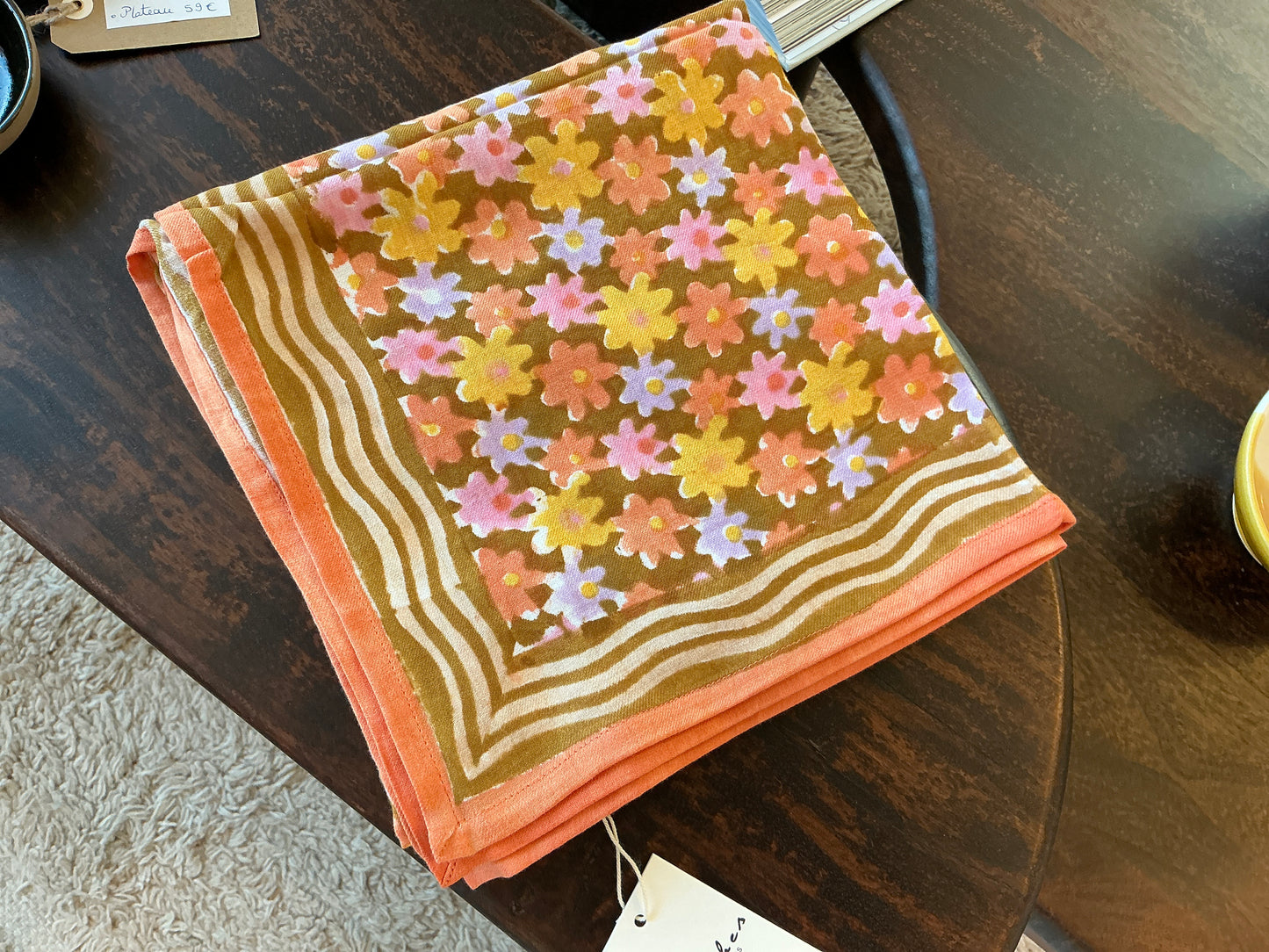 Foulard Apaches LATIKA PÂQUERETTE TAPENADE