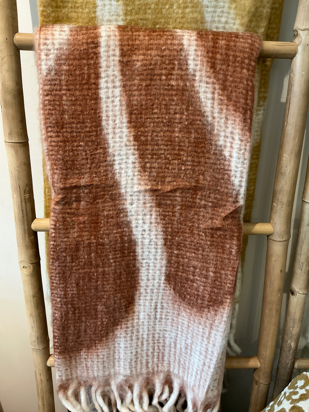 Plaid IRISSA TERRA + ECRU