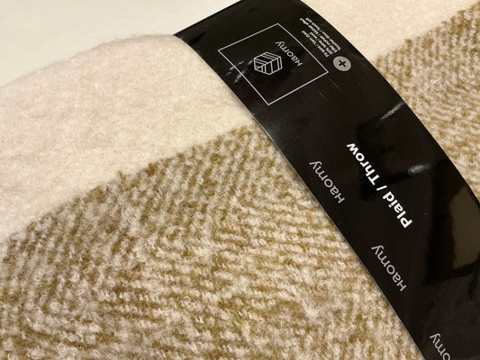 Plaid Megève haomy gold