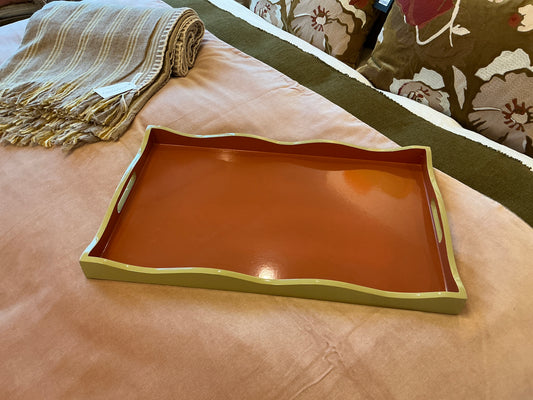 Plateaux rectangulaires bicolores