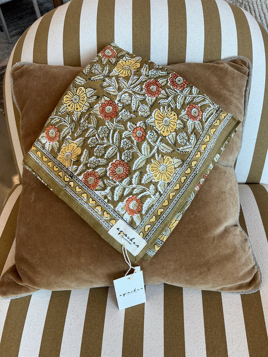 Foulard Apaches Latika Cœur Mimosa