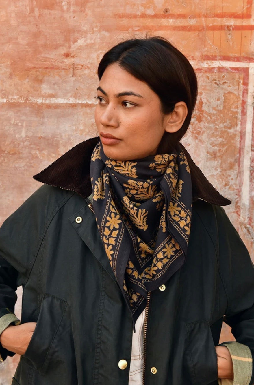 Grand foulard Galatie flame Byzantine