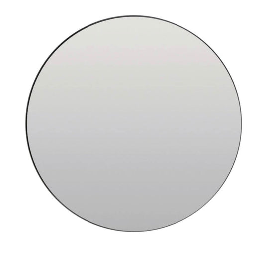 Miroir rond Espejo noir