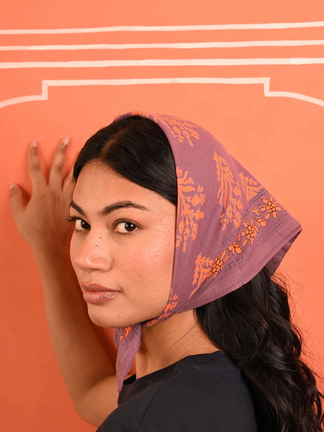 Petit foulard Galatie flame Byzantine