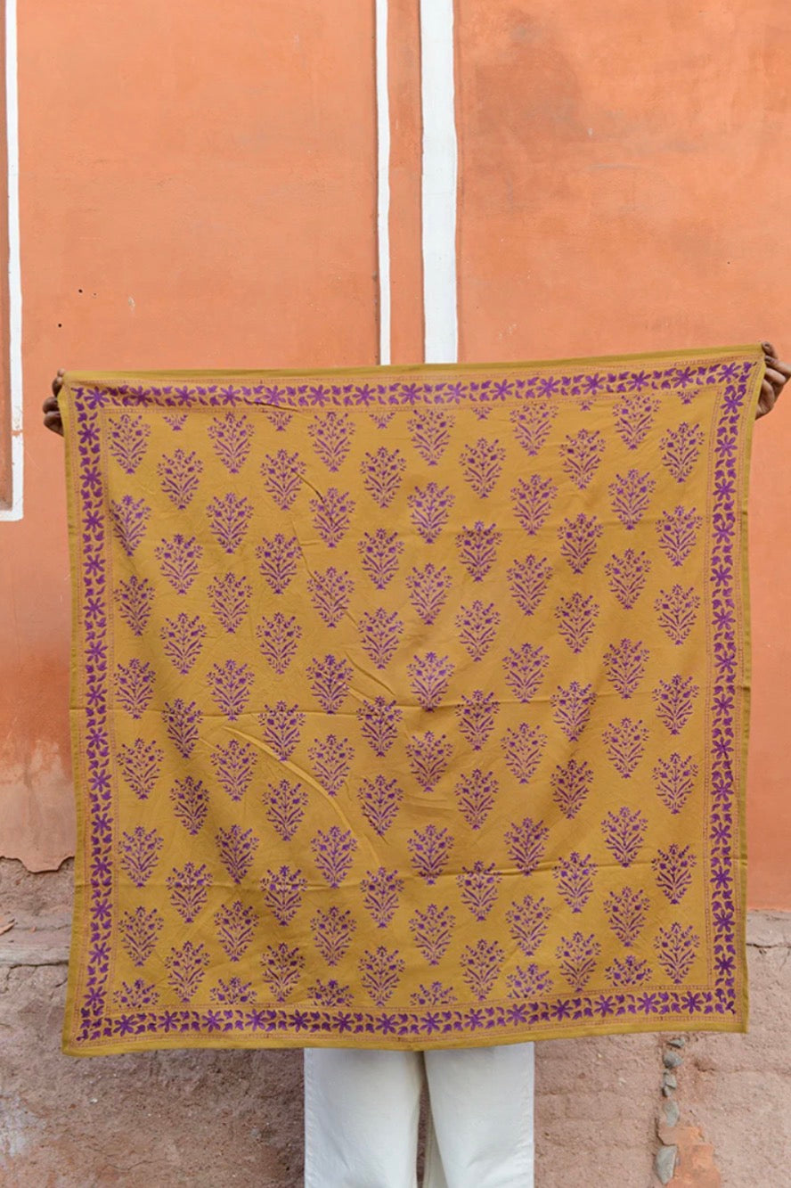 Grand foulard Galatie Caramel Byzantine