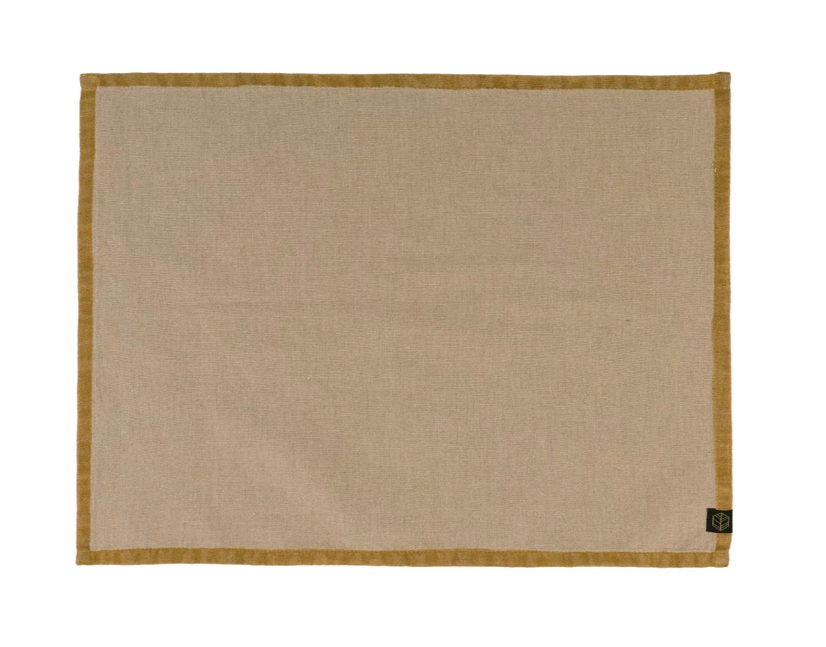 Serviettes monza gold 36x48 cm par 6
