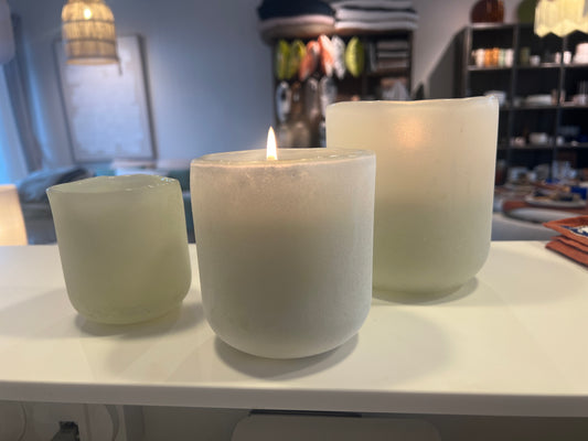 Photophore M verre blanc