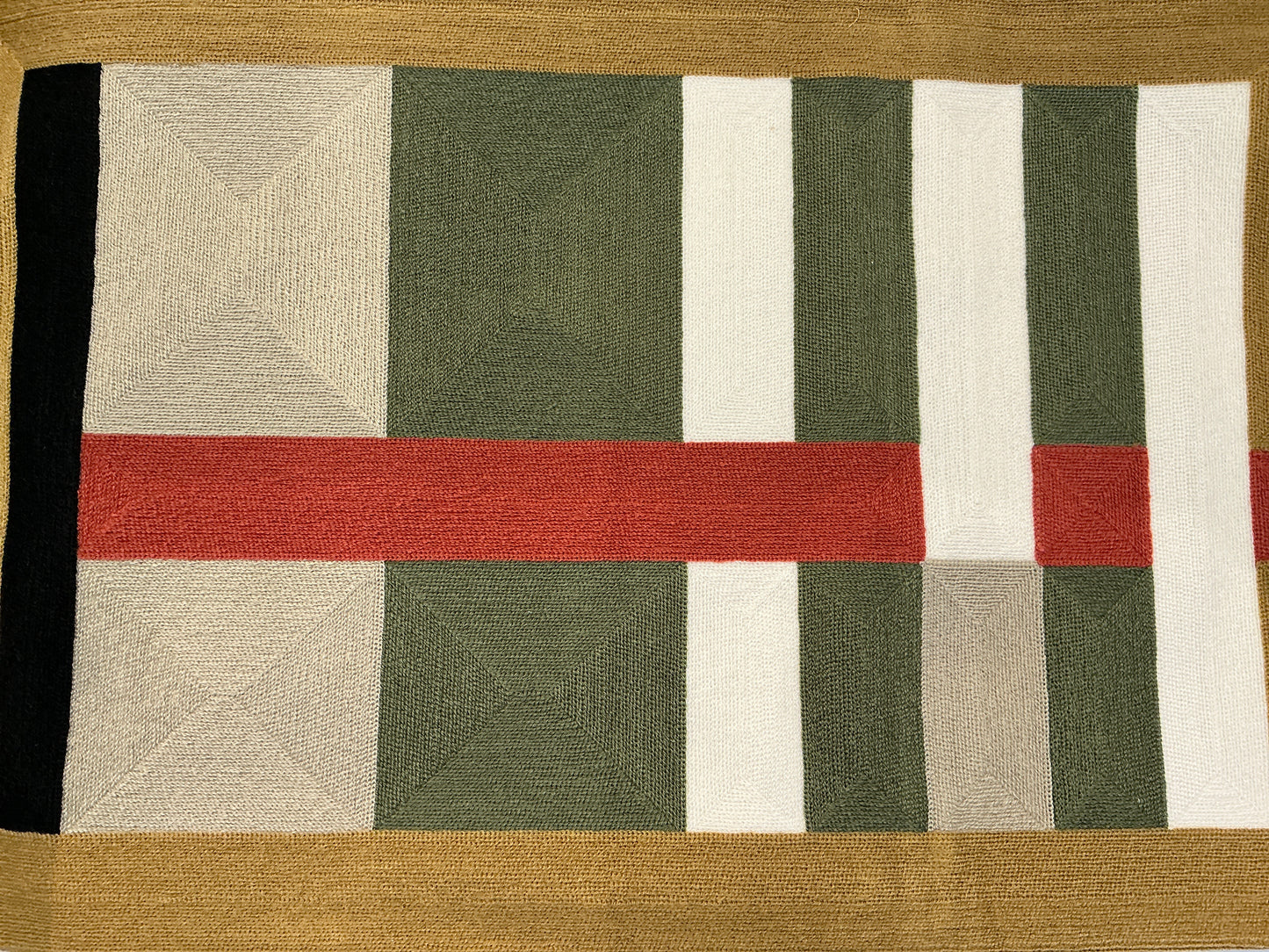 Coussin haomy Tokyo kaki 45x45