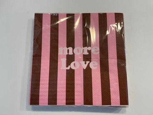 SERVIETTE EN PAPIER more love