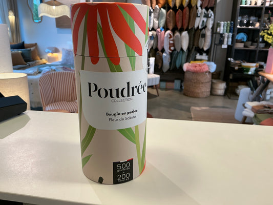 Bougie en perle FLEUR DE SAKURA POUDREE