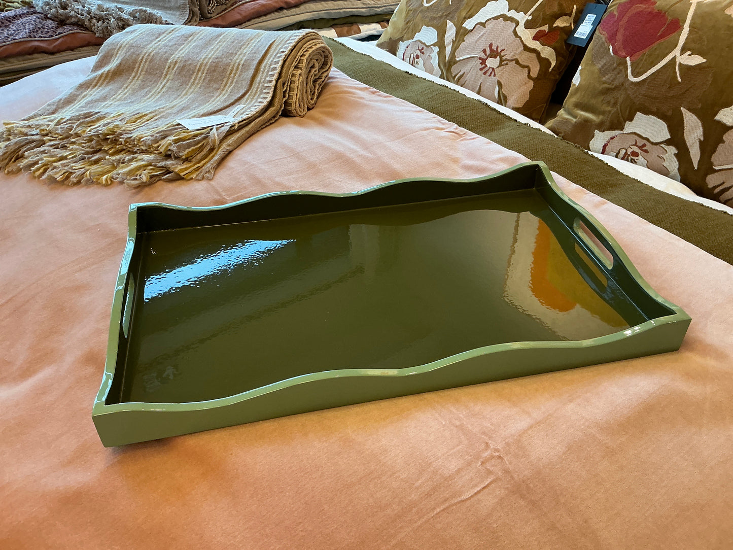 Plateaux rectangulaires bicolores