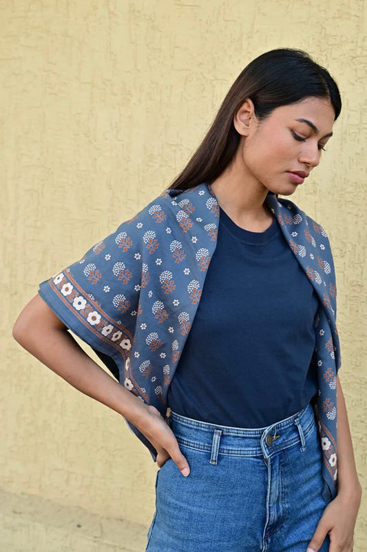 Grand foulard Anastase bistre Byzantine