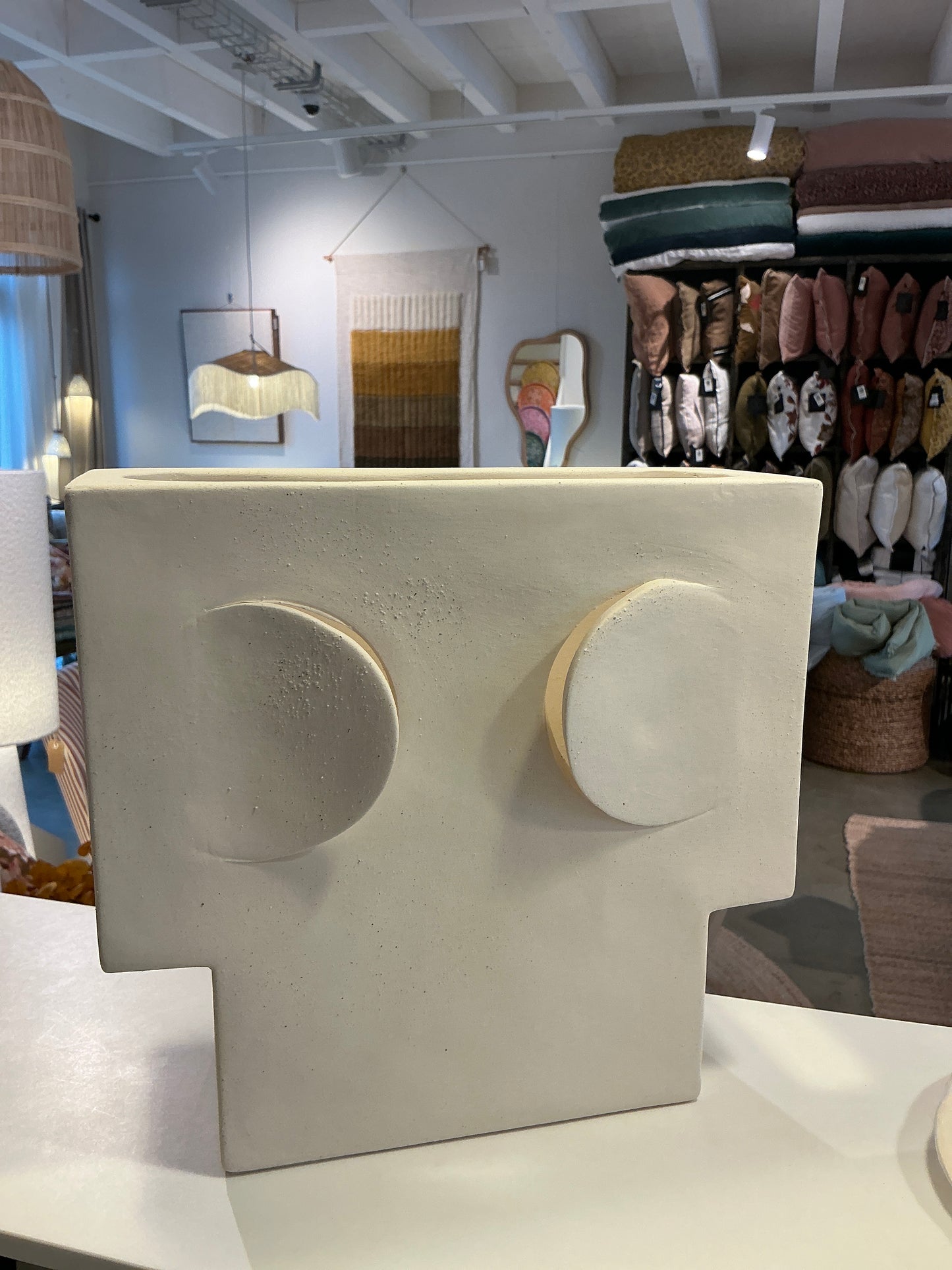 Lampe de table Eclipse blanc GM
