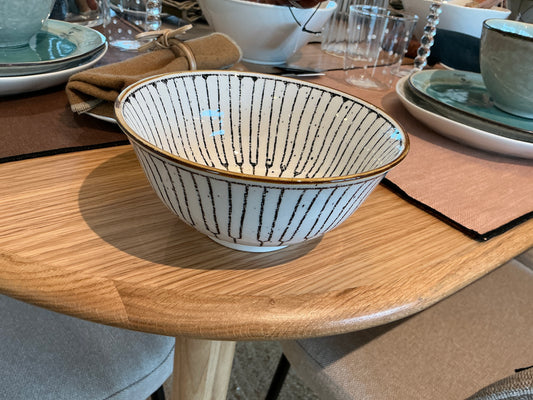 bol à soupe Pomax à petites lignes