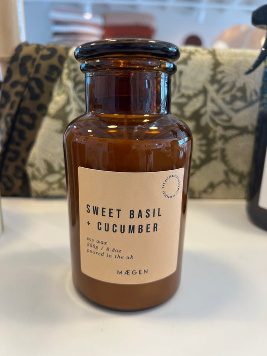 Bougie Maegen Basilic / concombre