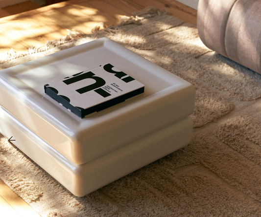 TABLE BASSE LAQUEE BLANCHE