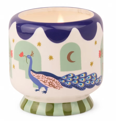 BOUGIE EN CERAMIQUE PEACOCK