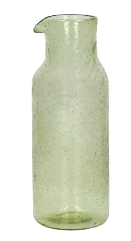CARAFE EN VERRE POMAX COULEUR OLIVE