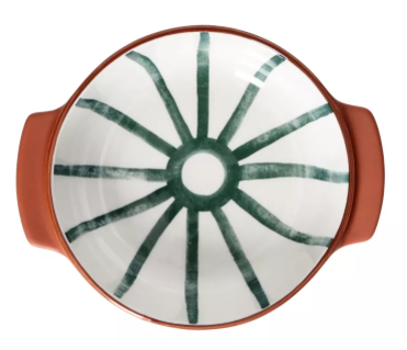 PLAT A FOUR/BOL POMAX PORCELAINE DIA 16,3X4,8 CM VERT