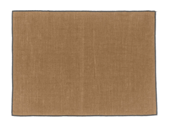 SET DE TABLE HAOMY BORGO X 6 TABAC