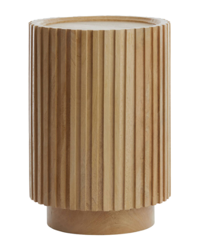 TABLE D'APPOINT CYLINDRIQUE BOIS